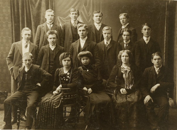 Efri deild skólans 1910